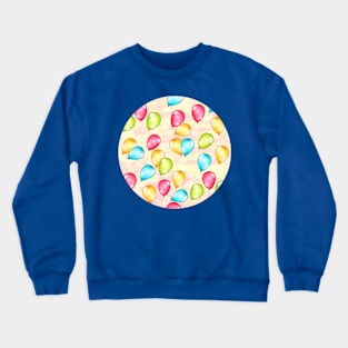 Looking Up - Balloons on a Sunset Sky Crewneck Sweatshirt